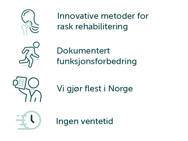 USP som illustrerer våre viktigste poeng