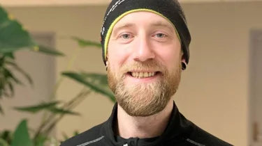 Niklas fornøyd etter ASA-behandling.